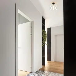 Globe plafondlamp helder glas 30 cm><noscript><img width=