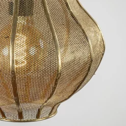 Gouden Oosterse hanglamp Micha met ketting Light & Living>Straluma Best