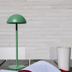 Groene LED buitenlamp op batterij oplaadbaar><noscript><img width=