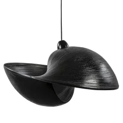 Grote bamboe hanglamp shell zwart>Straluma New