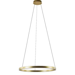 Grote design hanglamp LED gouden ring>Straluma