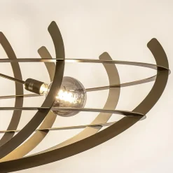 Grote design hanglamp ovaal oud messing><noscript><img width=