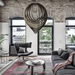 Grote design hanglamp ringen platinum 80 cm><noscript><img width=