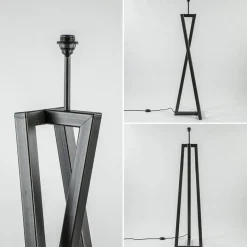 Grote design vloerlamp Calitri staal exclusief kap><noscript><img width=