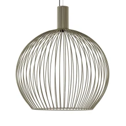 Grote eettafelhanglamp draad mat zand>Straluma Best