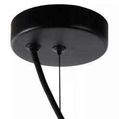 Grote hanglamp smoke glazen kap met zwart><noscript><img width=