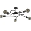 Grote 5-lichts plafondlamp zwart exclusief lichtbronnen>Straluma Clearance