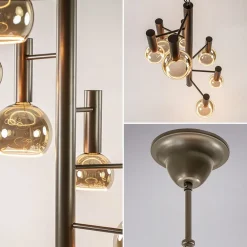 Grote 7-lichts Vide hanglamp brons><noscript><img width=