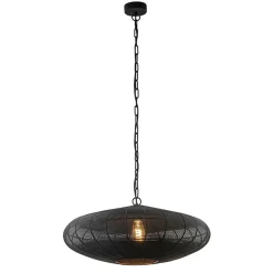 Grote Light and Living hanglamp Bahoto mat zwart>Straluma Discount