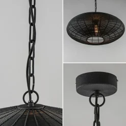 Grote Light and Living hanglamp Bahoto mat zwart><noscript><img width=