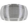 Grote plafonnière zilver met chroom 50>Straluma Discount
