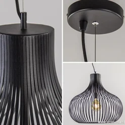 Hanglamp Aglio draad zwart 60cm><noscript><img width=