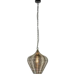 Hanglamp Alvaro 36cm antiek brons>Straluma