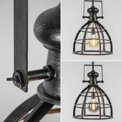 Hanglamp Amy zwartstaal industrieel><noscript><img width=