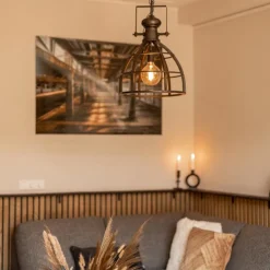 Hanglamp Amy zwartstaal industrieel><noscript><img width=