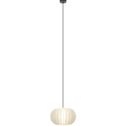 Hanglamp Arena 1L 40cm zwart/kap wit>Straluma Clearance