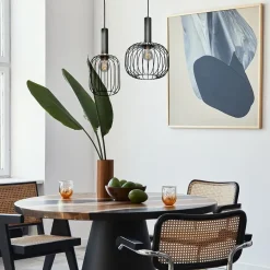 Hanglamp Aureole cilinder smal zwart><noscript><img width=