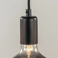 Hanglamp balk 110cm + 5x pendel zwart><noscript><img width=