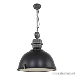 Hanglamp Bikkel 52 zwart industrieel>Straluma Best