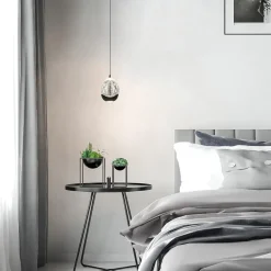 Hanglamp Black Egg 1L zwart/helder glas><noscript><img width=