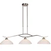 Hanglamp Capri staal glas eettafel>Straluma New
