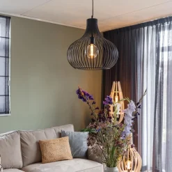 Hanglamp draad zwart groot 48cm><noscript><img width=