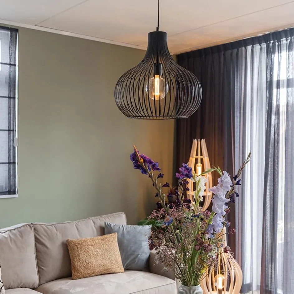 Hanglamp draad zwart groot 48cm>Straluma Clearance