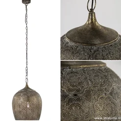 Hanglamp Kadiri antiek goud oosters><noscript><img width=