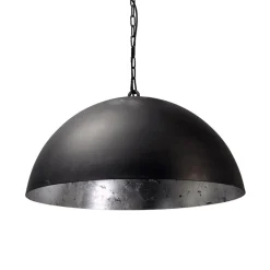 Hanglamp koepel 60cm gunmetal/silverleaf>Straluma Best