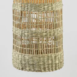 Hanglamp Latika smal zeegras naturel met zwart><noscript><img width=