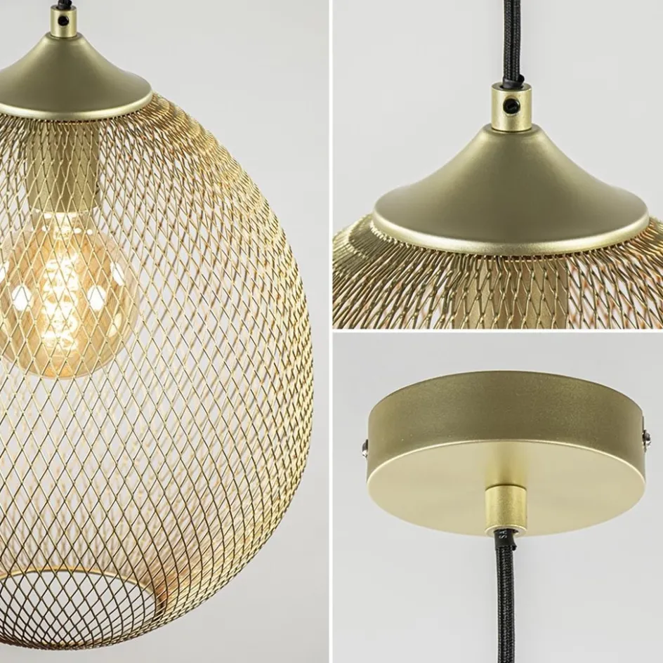 Hanglamp Moroc goud 30cm>Straluma Discount