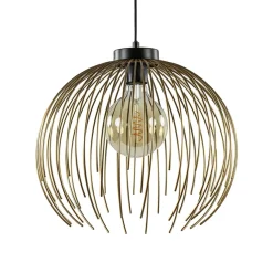 Hanglamp Nest matgoud/zwart>Straluma Discount
