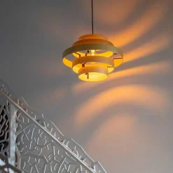 Hanglamp Oaknut hout 5 ringen><noscript><img width=