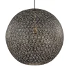 Hanglamp Oronero bol zwart/goud 50cm>Straluma Online