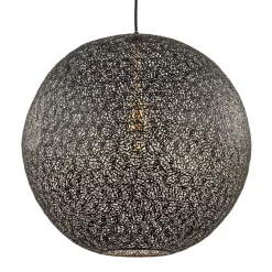 Hanglamp Oronero bol zwart/goud 50cm>Straluma Online