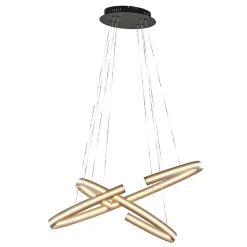 Hanglamp ovaal dubbel zwart>Straluma Clearance