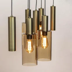 Hanglamp Perugia 7L brons/zwart><noscript><img width=