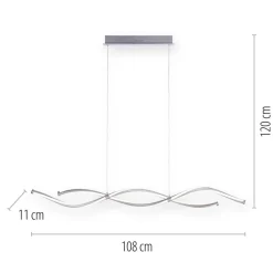 Hanglamp Q-Malina nikkel + afst.bed.cct><noscript><img width=