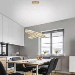 Hanglamp Q-Vito dubbele ring gold smart><noscript><img width=