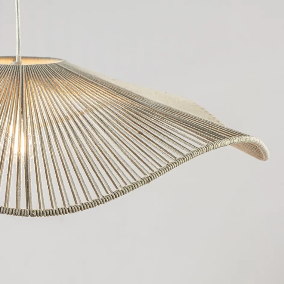 Hanglamp Rafa 70 katoendraad crème>Straluma