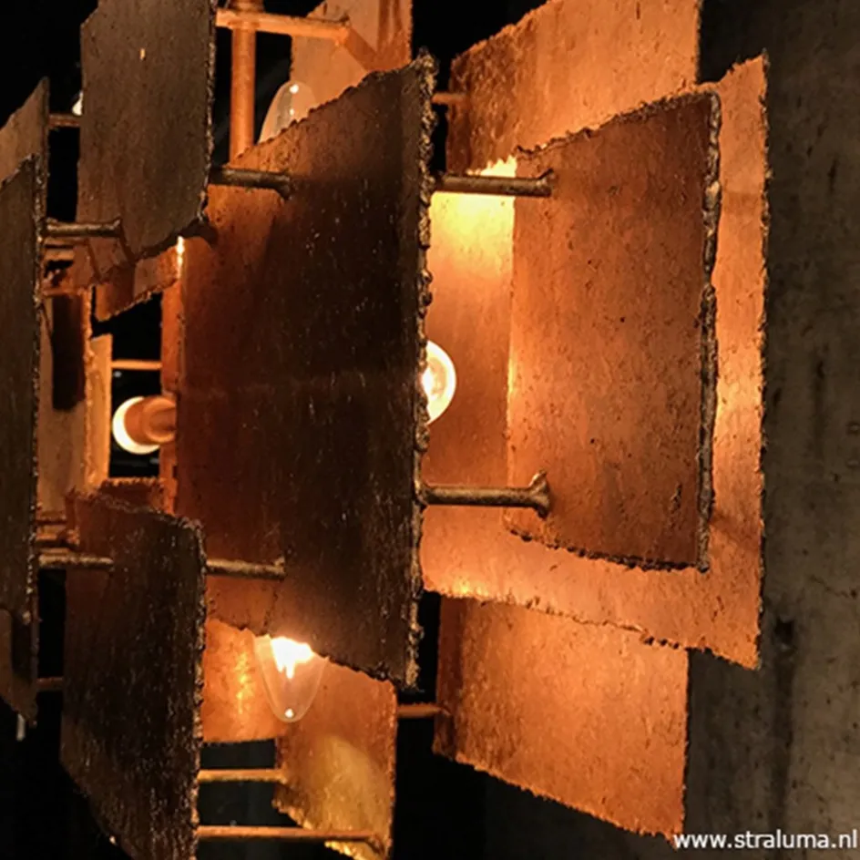 Hanglamp rechthoek speels antiek zilver>Straluma Discount