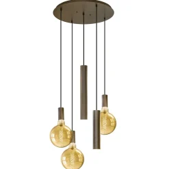 Hanglamp Riva 5l rond platinum>Straluma Discount