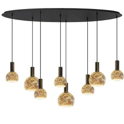 Hanglamp Segula 8L ovaal zwart>Straluma Hot