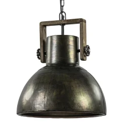 Hanglamp Shelly industrieel bruin/hout>Straluma Online