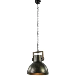 Hanglamp Shelly industrieel bruin/hout>Straluma Online