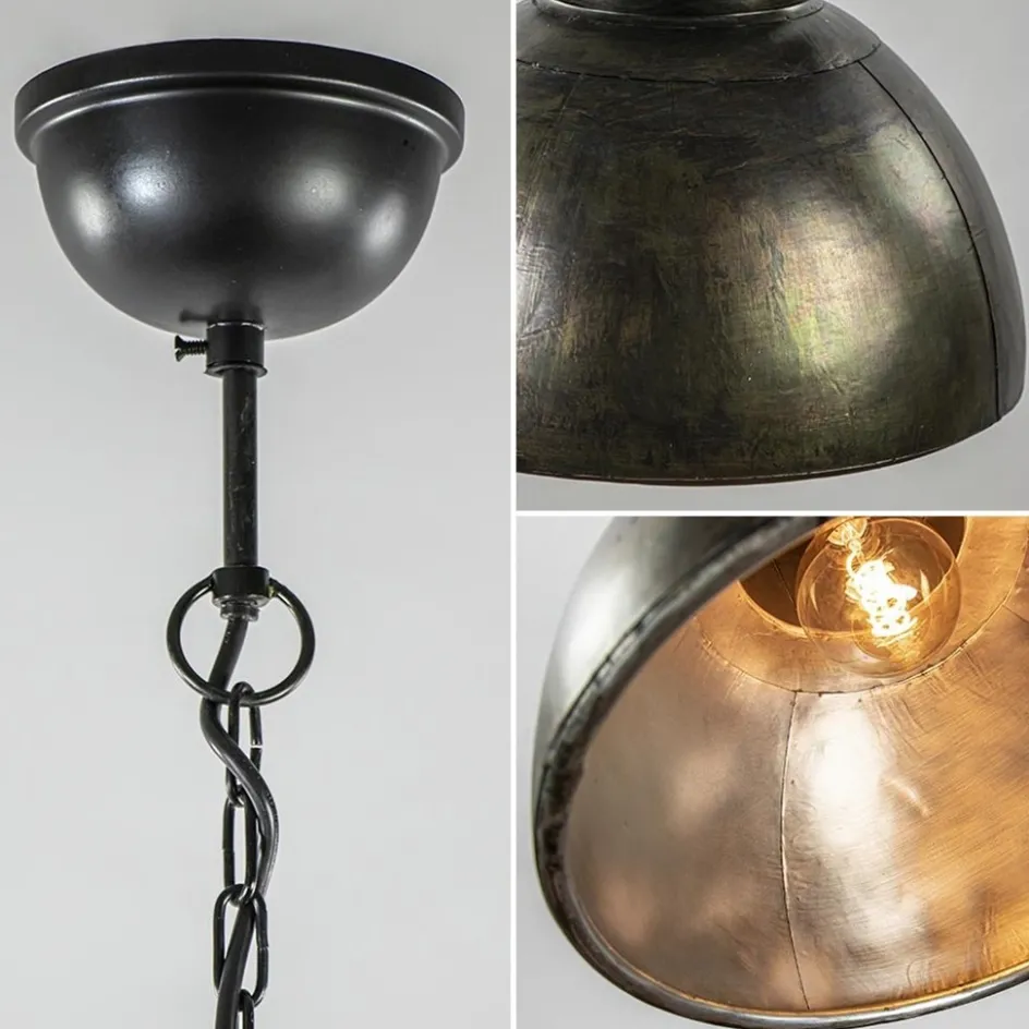Hanglamp Shelly industrieel bruin/hout>Straluma Online