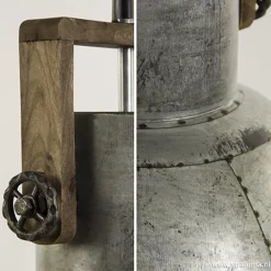 Hanglamp Shelly industrieel zink/hout><noscript><img width=