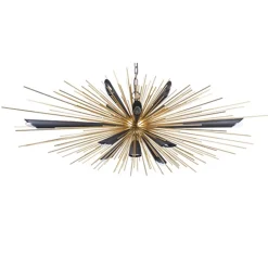 Hanglamp sprieten zwart/goud>Straluma Online