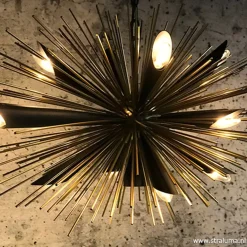 Hanglamp sprieten zwart/goud>Straluma Online