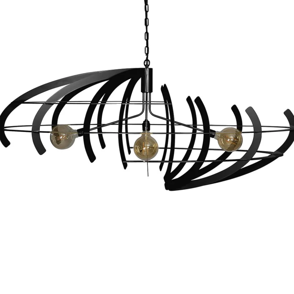 Hanglamp Terra ovaal zwart>Straluma Hot